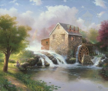 study of an apostle Painting - The Blessings Of Summer Thomas Kinkade